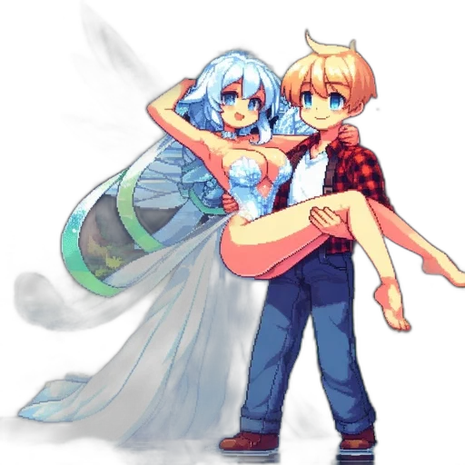 dress, robot, sword, weapon transparent PNG cut-out