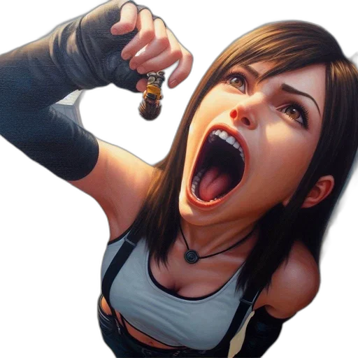 face, weapon, concept art, comic book art transparent PNG cut-out