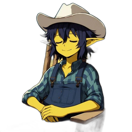 hat, staff, animal, mask transparent PNG cut-out