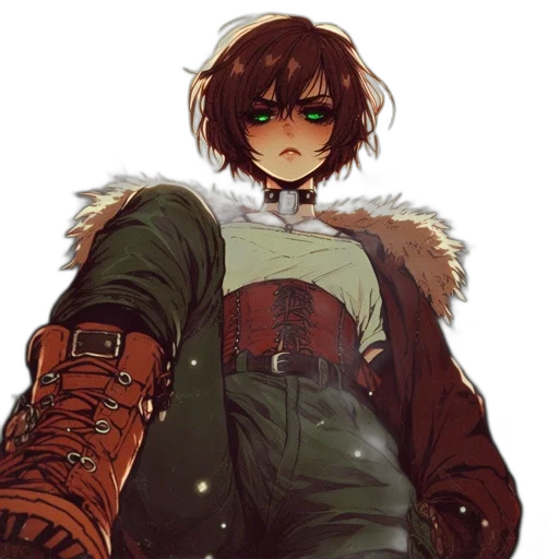 jacket, face, staff, mask transparent PNG cut-out