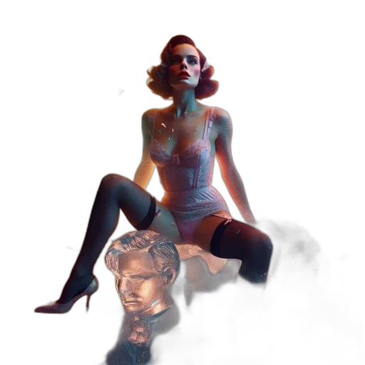 dress, mask, concept art, comic book art transparent PNG cut-out