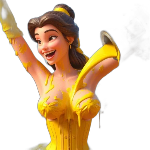 dress, crown, staff, concept art transparent PNG cut-out