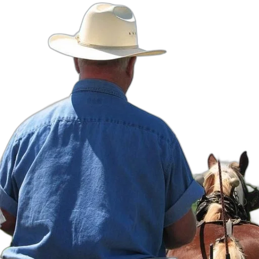 hat, staff, animal, man transparent PNG cut-out