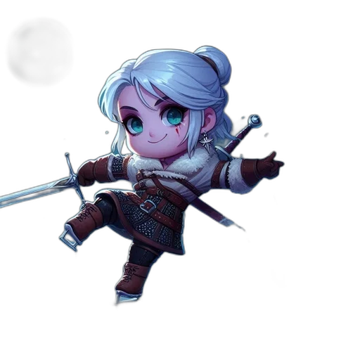 sword, staff, weapon, fantasy art transparent PNG cut-out