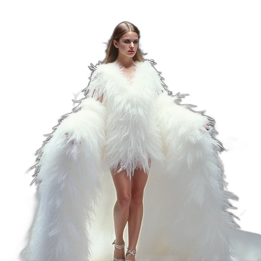 dress, jacket, creature, concept art transparent PNG cut-out
