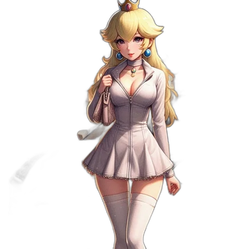 dress, staff, pixel art, concept art transparent PNG cut-out