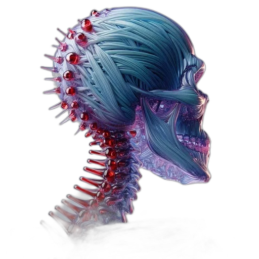 creature, mask, jewelry, hair transparent PNG cut-out