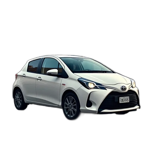 car, 3d render, photorealistic, toyota transparent PNG cut-out