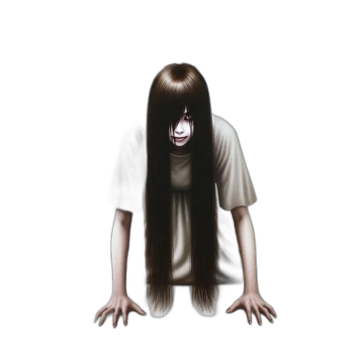 hair, mask, creature, face transparent PNG cut-out