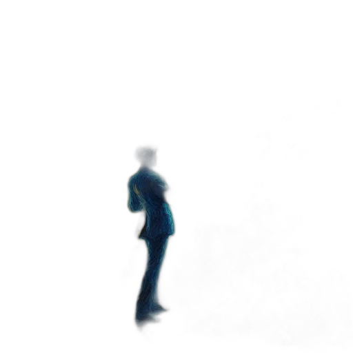robot, staff, jacket, creature transparent PNG cut-out