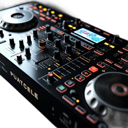 3d render, professional, mixer, black transparent PNG cut-out