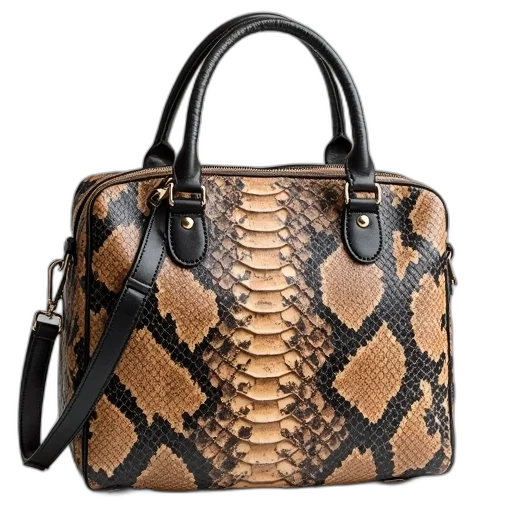 botton, python, print, bag transparent PNG cut-out