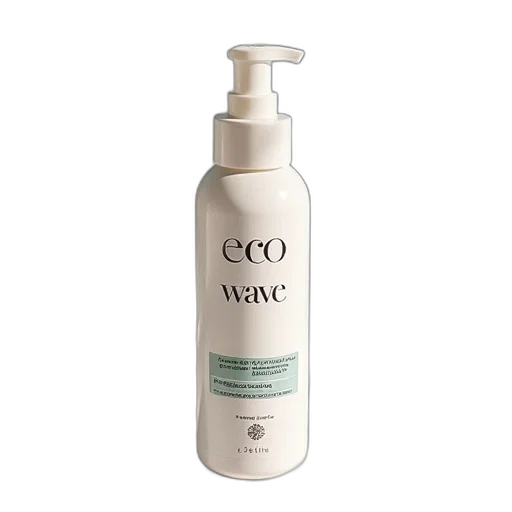 bottle, eco, wave, mousse transparent PNG cut-out