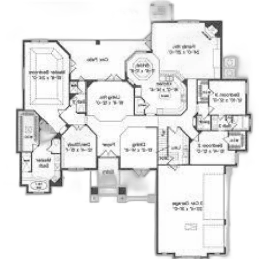 detailed, architectural, floor, plan transparent PNG cut-out