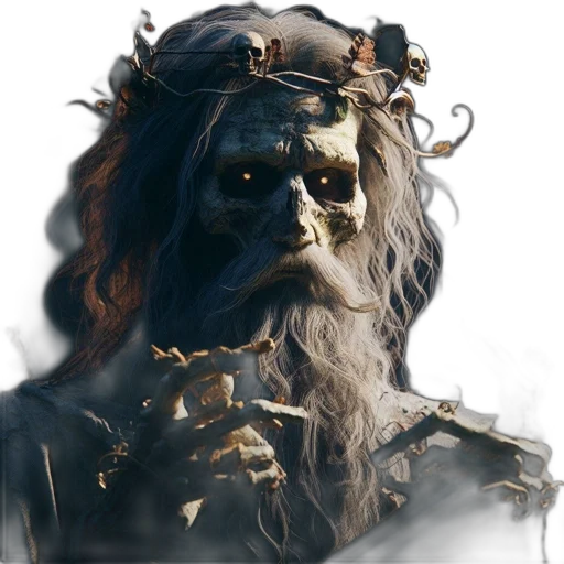 face, mask, crown, creature transparent PNG cut-out