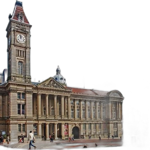 building, 3d render, city street, grand transparent PNG cut-out