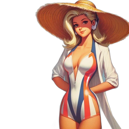 dress, hat, concept art, fantasy art transparent PNG cut-out