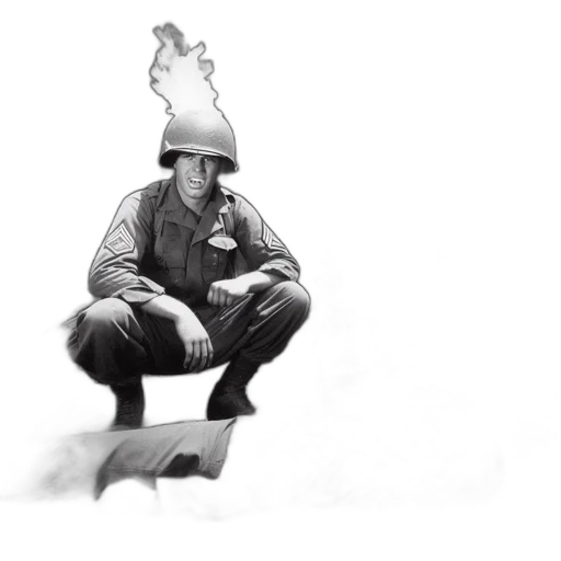 hat, jacket, staff, weapon transparent PNG cut-out