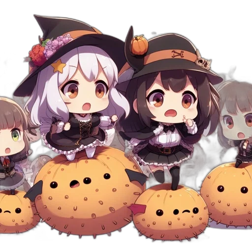 food, hat, staff, pixel art transparent PNG cut-out