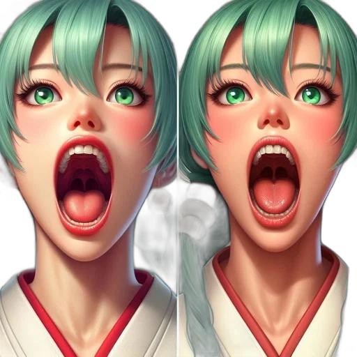 face, 3d render, photorealistic, concept art transparent PNG cut-out