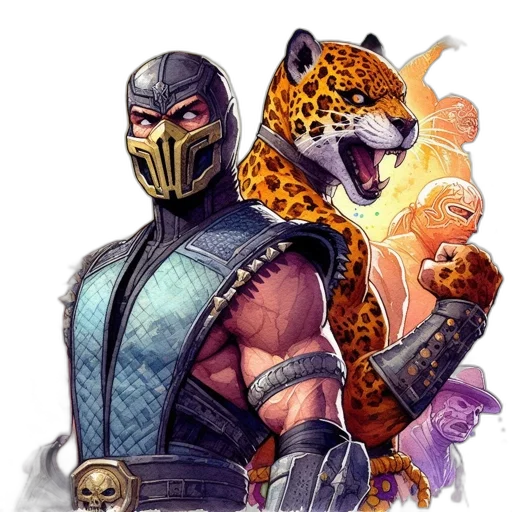 mask, animal, comic book art, fantasy art transparent PNG cut-out