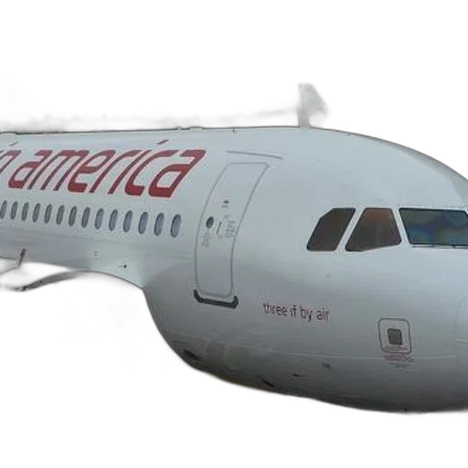 3d render, photorealistic, white, airplane transparent PNG cut-out