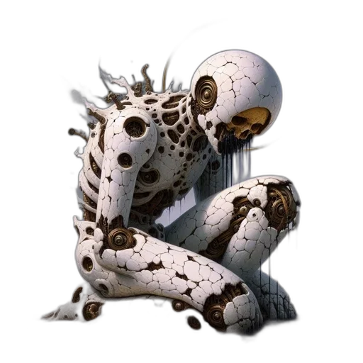 robot, creature, animal, dragon transparent PNG cut-out