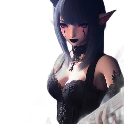 mask, staff, creature, face transparent PNG cut-out