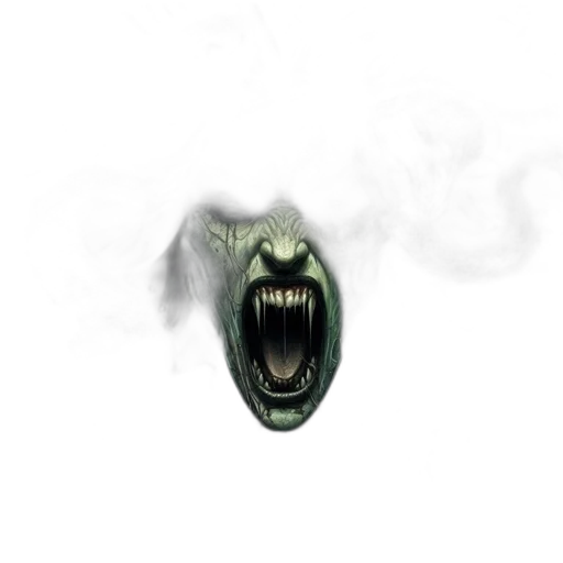 mask, dragon, creature, face transparent PNG cut-out