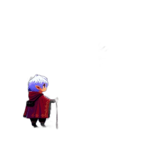 robot, jacket, creature, staff transparent PNG cut-out