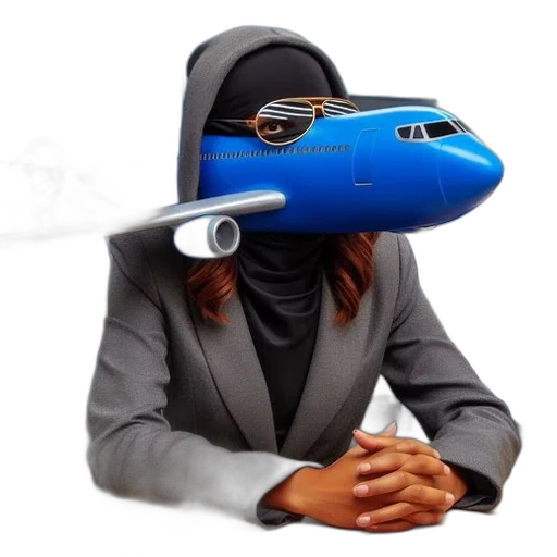mask, hat, staff, robot transparent PNG cut-out