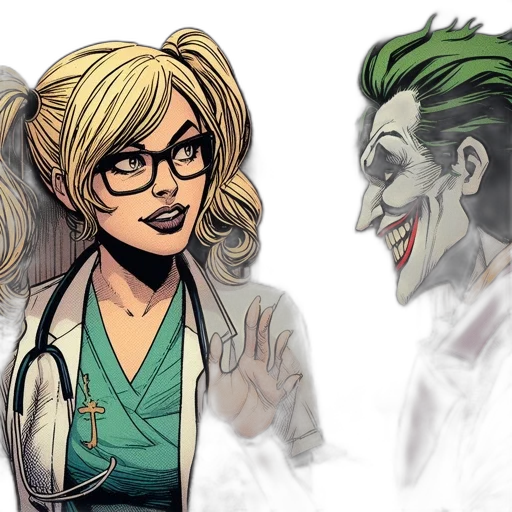 comic book art, concept art, cartoon, watercolor transparent PNG cut-out