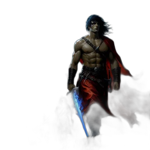 sword, fantasy art, concept art, comic book art transparent PNG cut-out