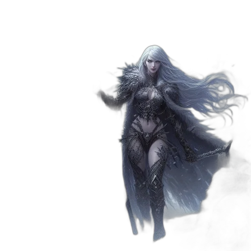 dress, concept art, fantasy art, comic book art transparent PNG cut-out