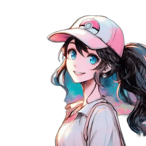 hat, face, staff, dress transparent PNG cut-out