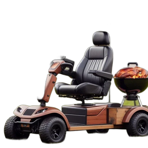 car, robot, furniture, 3d render transparent PNG cut-out