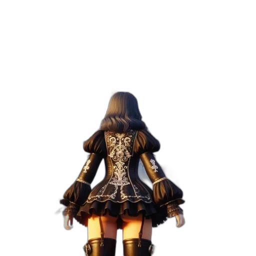 dress, robot, staff, jacket transparent PNG cut-out