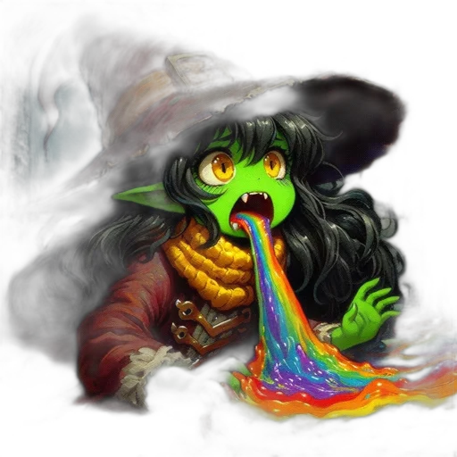 creature, hat, fantasy art, concept art transparent PNG cut-out