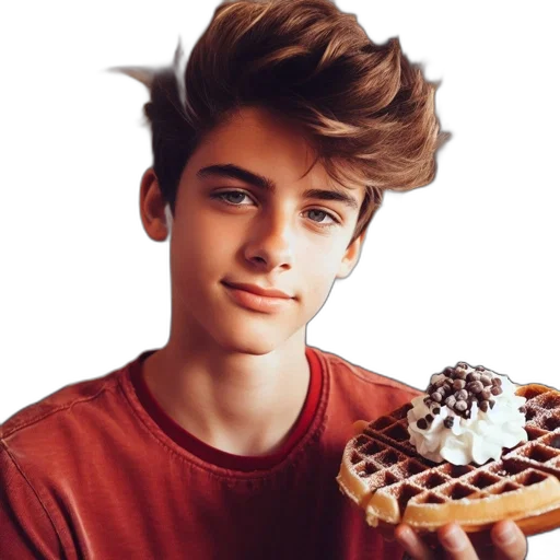food, face, hat, hair transparent PNG cut-out