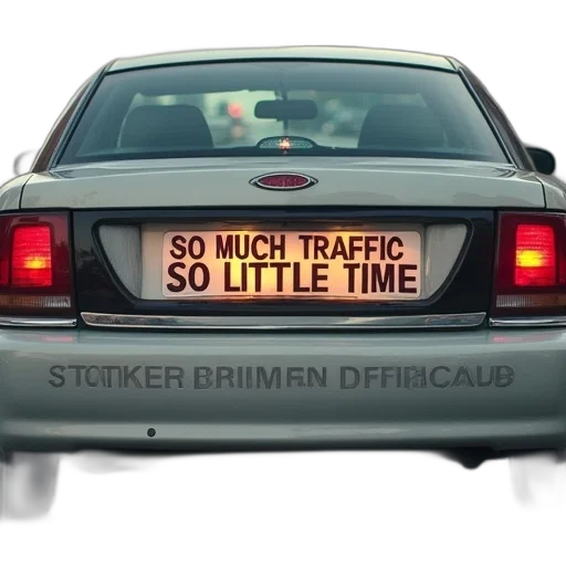 car, much, traffic, little transparent PNG cut-out