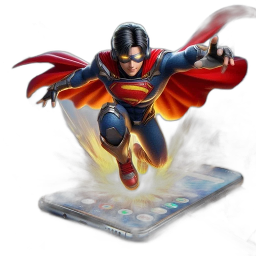 comic book art, concept art, superhero, figure transparent PNG cut-out