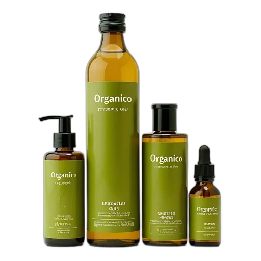 collection, organic, products, including transparent PNG cut-out