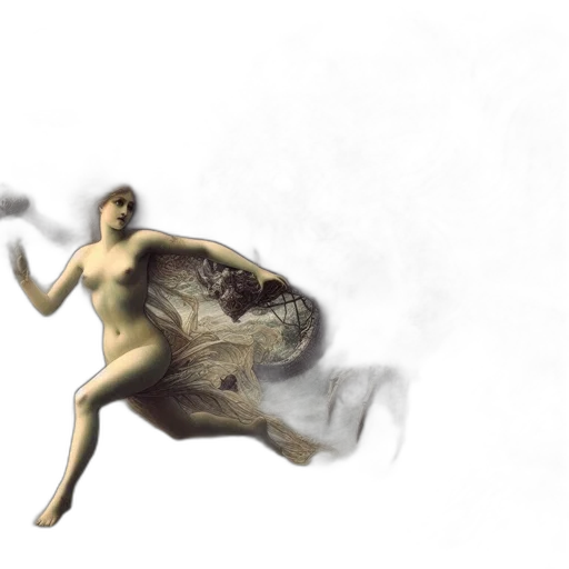creature, hair, dress, animal transparent PNG cut-out
