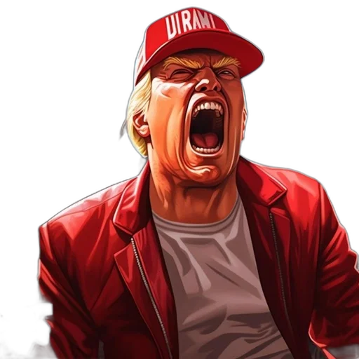 face, jacket, hat, concept art transparent PNG cut-out