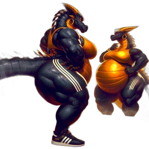 dragon, concept art, pixel art, fantasy art transparent PNG cut-out