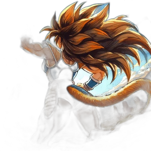 hair, dragon, creature, mask transparent PNG cut-out