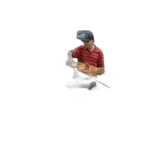 food, robot, hat, staff transparent PNG cut-out