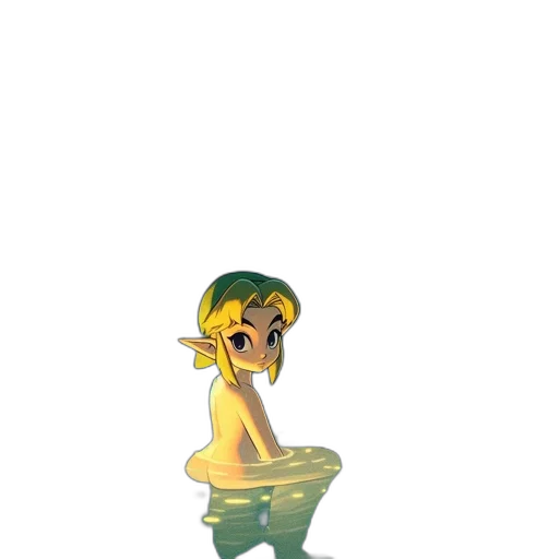 hat, staff, dress, creature transparent PNG cut-out