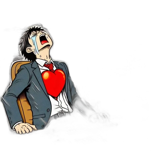 jacket, comic book art, concept art, cartoon transparent PNG cut-out