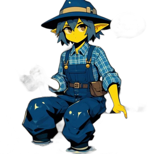 staff, hat, weapon, animal transparent PNG cut-out